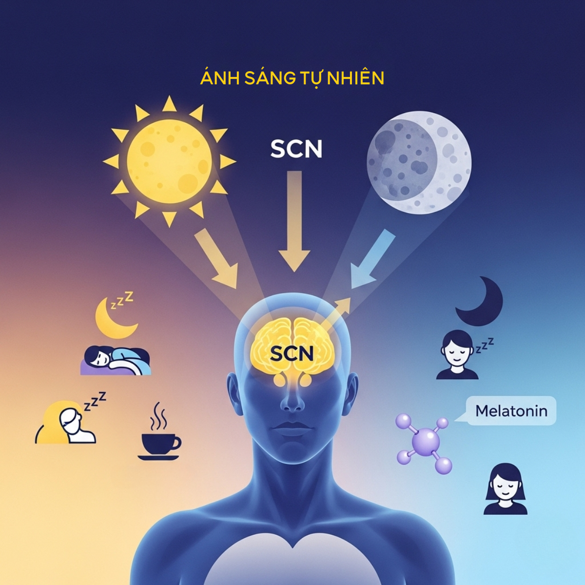 Tại sao ánh sáng ảnh hưởng đến giấc ngủ và đồng hồ sinh học?